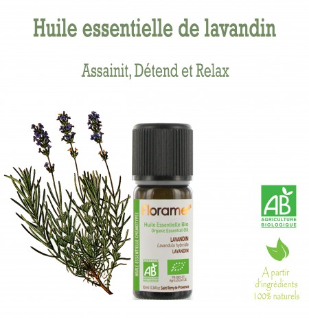 Huile essentielle Lavandin (Lavandula Hybrida) 10ml Huile essentielle Lavandin (Lavandula Hybrida) 10ml