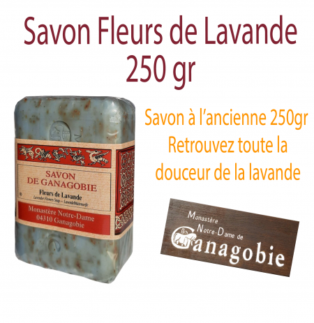 Savon Fleurs de Lavande 250 gr Savon Fleurs de Lavande 250 gr