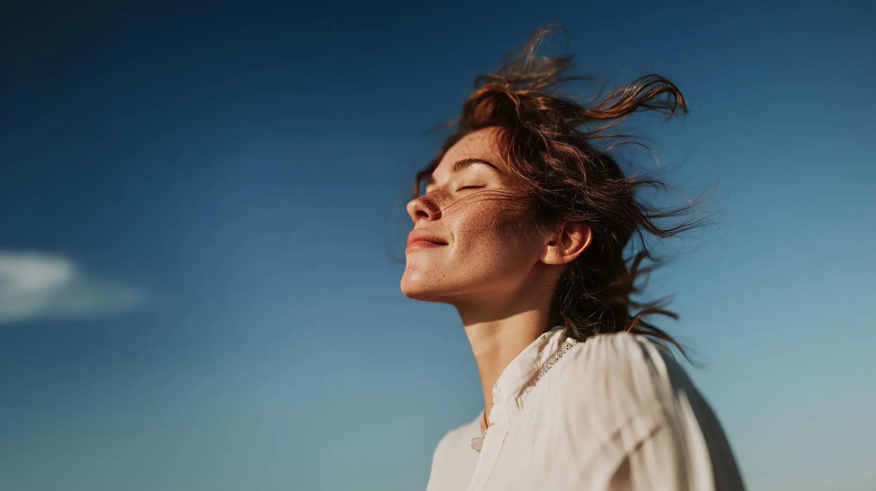Femme en pleine nature, vitalité KARIO